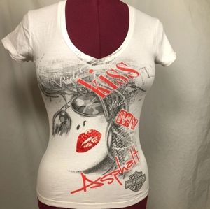 Harley-Davidson "Kiss My Asphalt" Tee